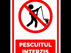 Semn pentru pescuitul interzis