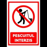 Semn pentru pescuitul interzis